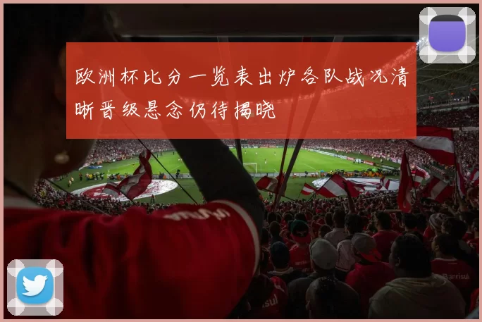 欧洲杯比分一览表出炉各队战况清晰晋级悬念仍待揭晓