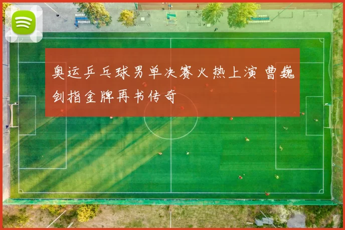 奥运乒乓球男单决赛火热上演 曹巍剑指金牌再书传奇